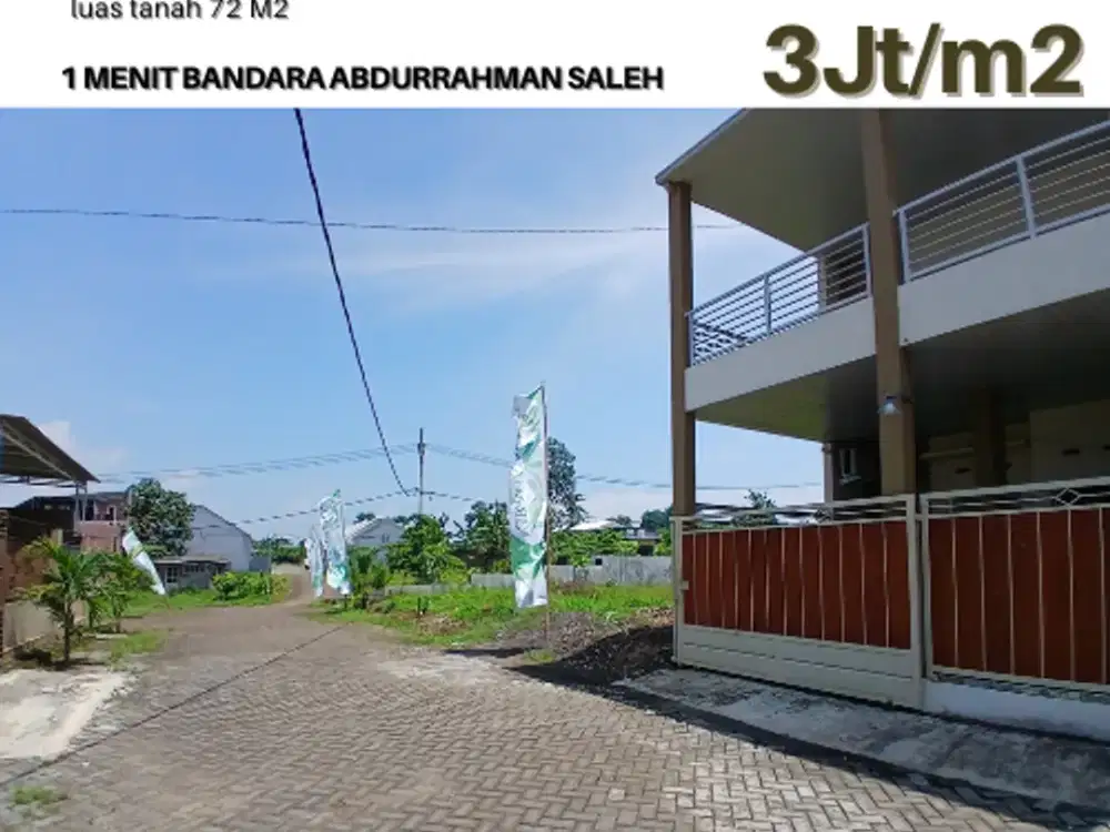 SHM Dekat Exit Tol Pakis Akses jalan 5 meter Tanah Kavling