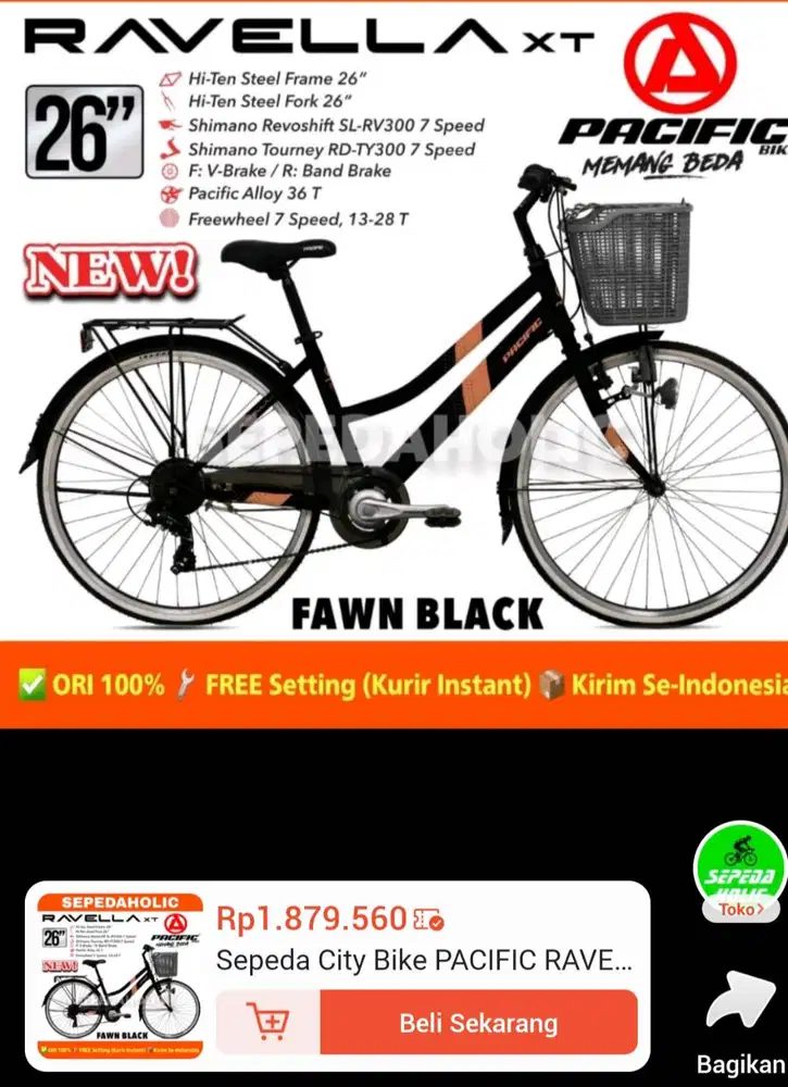 Sepeda Dewasa Pasific Ravella