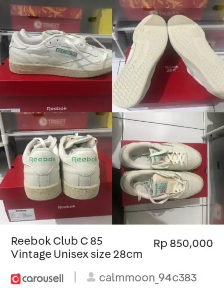 Reebok club c 85 vintage unisex