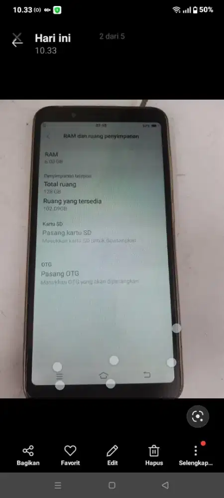 Vivo  y71
Ram 6 / 128..