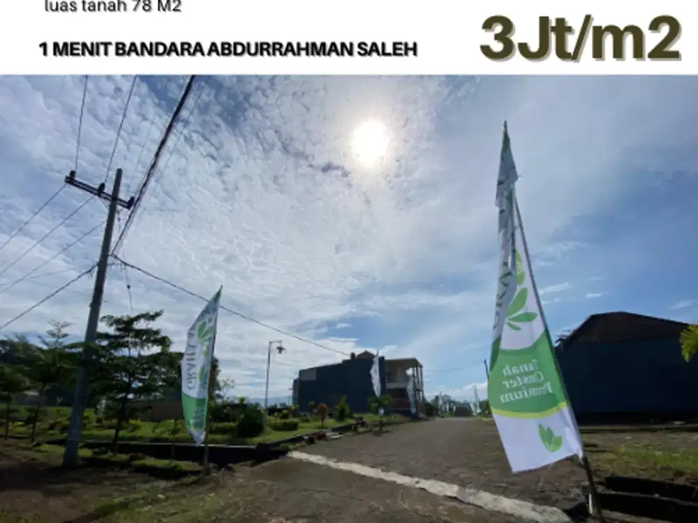 Kabupaten Malang Akses jalan 5 meter Tanah Siap Bangun Sertifikat SHM