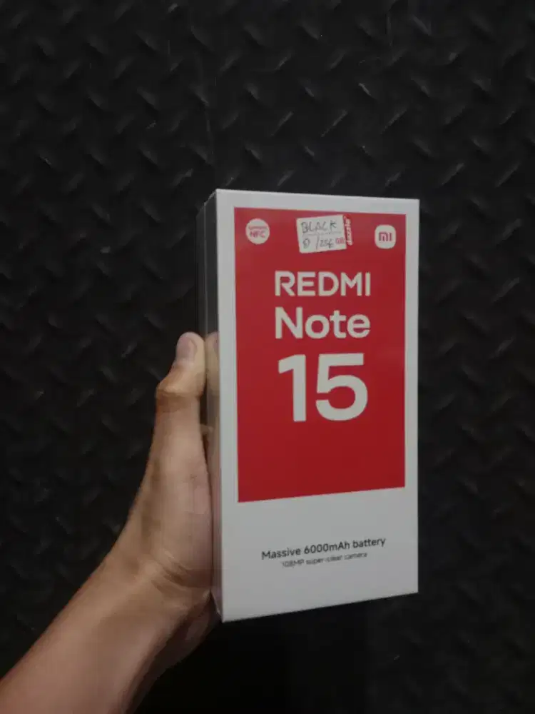 Redmi note 15 8/256 free redmi Buds 6 play