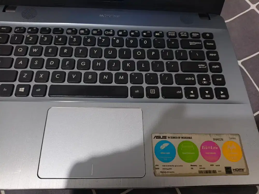 Laptop Asus X441 Normal Siap pakai