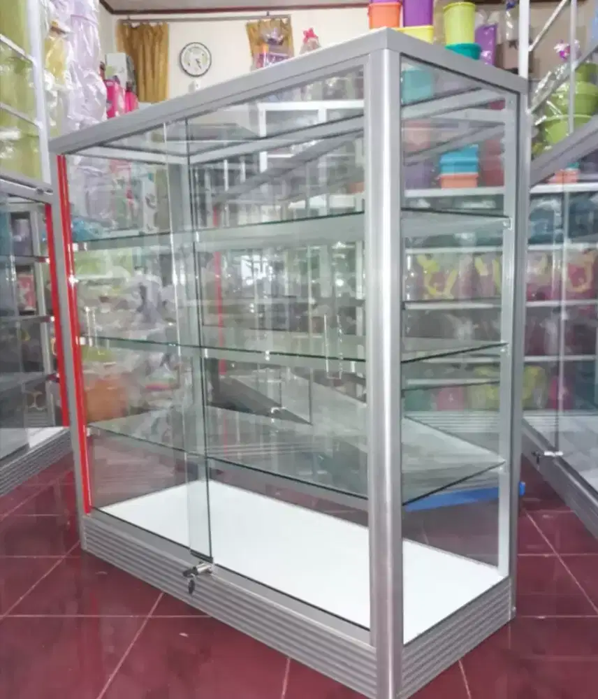 Etalase Panjang 1Mx1M Buat Warung dll.