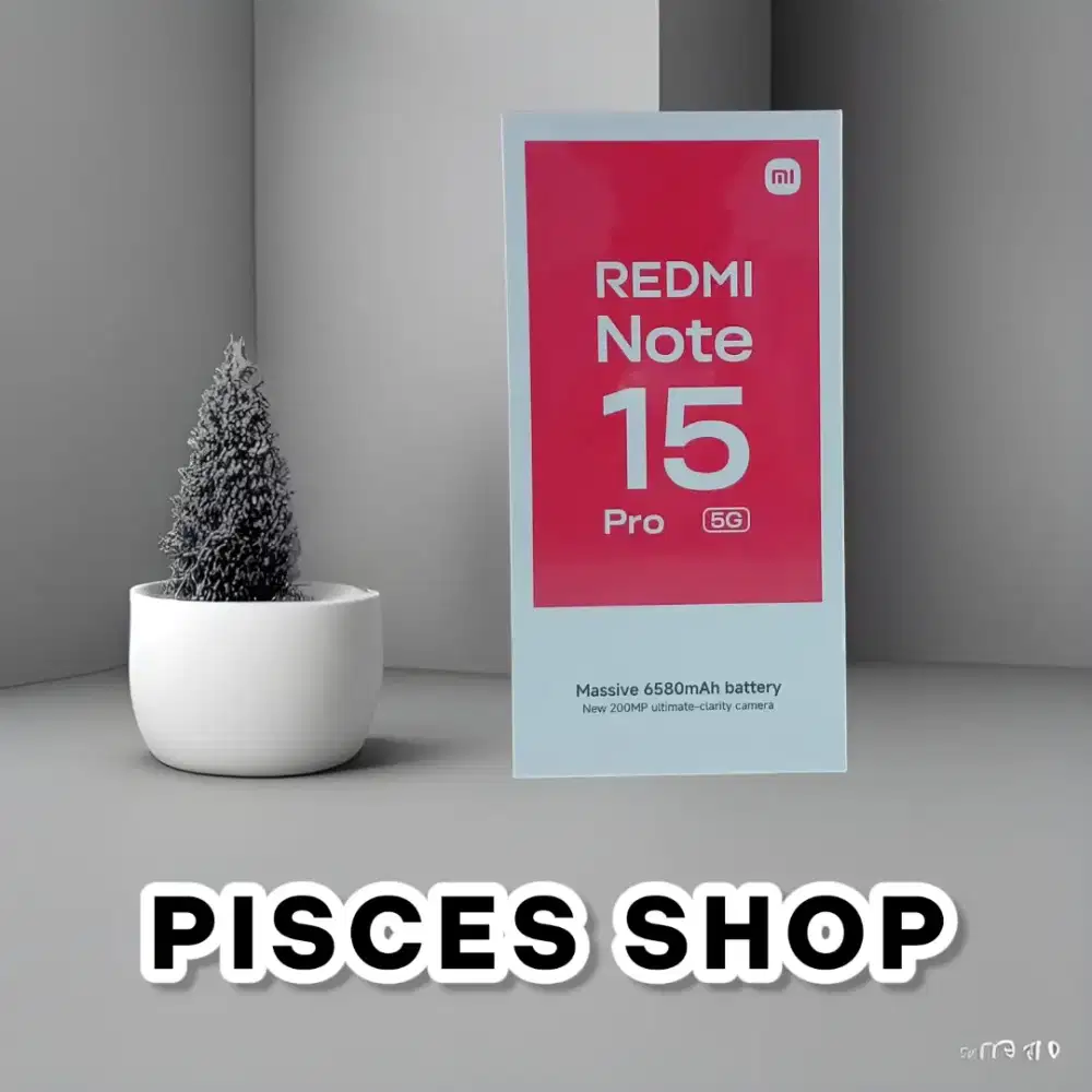 REDMI NOTE 15 PRO 5G RAM 8/256 NEW Segel Garansi Resmi 1 Tahun