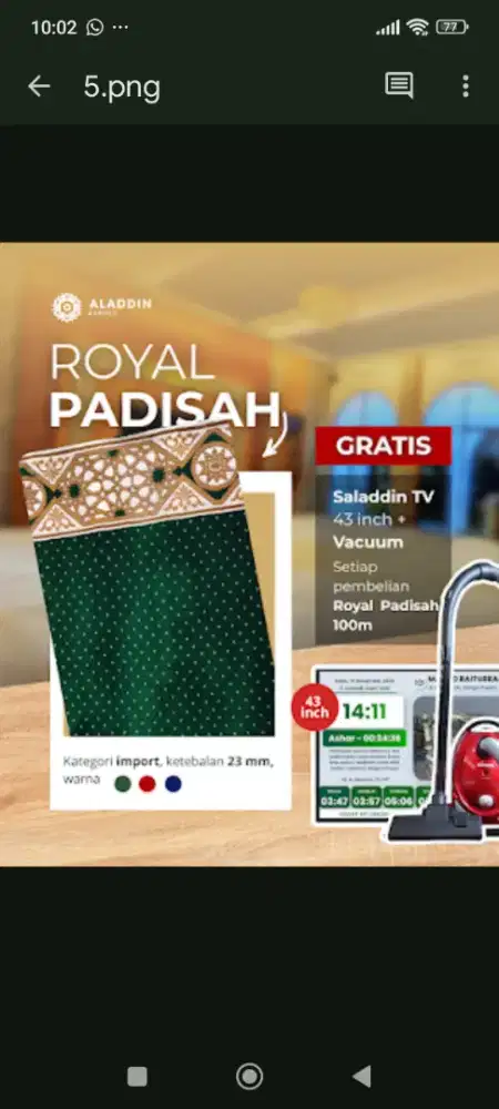 Karpet royal padisah