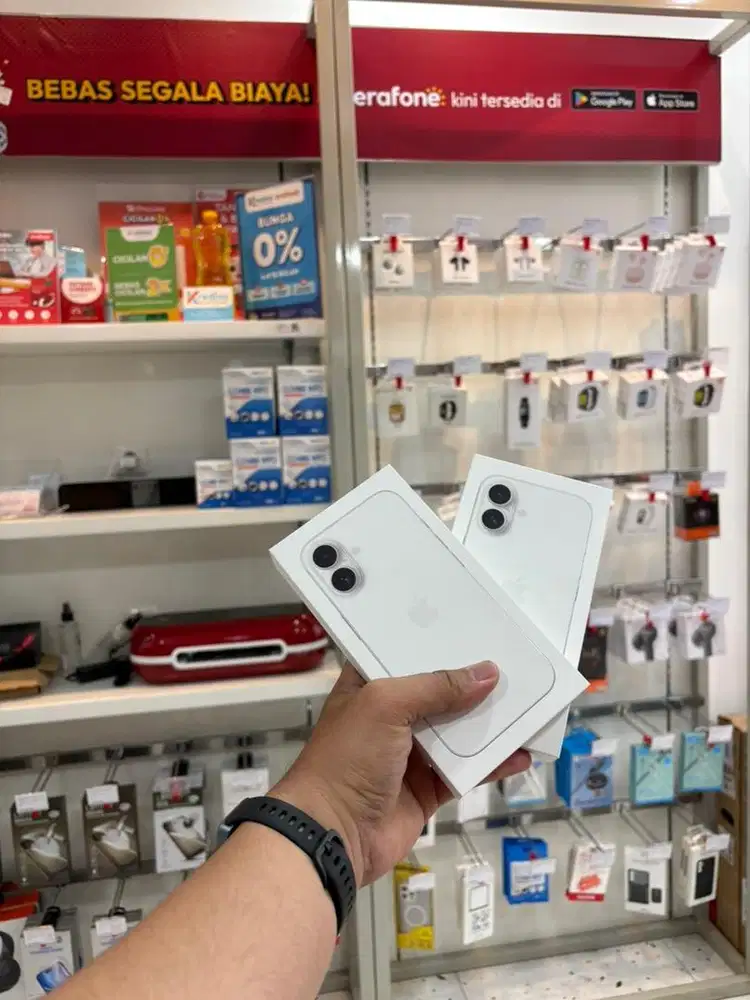 Cicilan Iphone 16 bunga ringan baru segel ibox