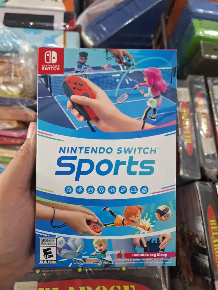 Nintendo switch sports dengan leg strap
