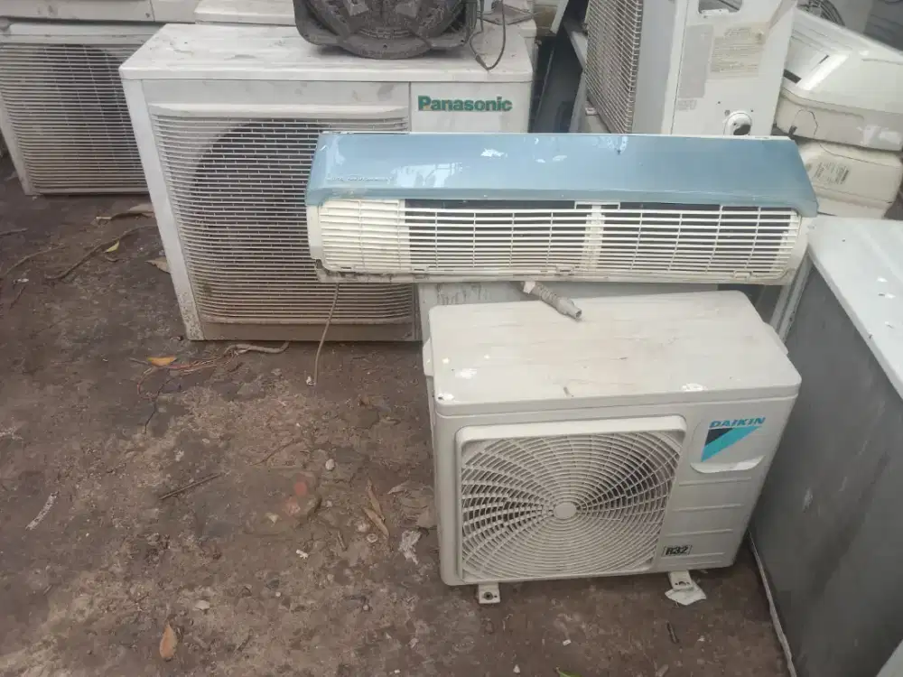 Terima AC bekas rusak mati total