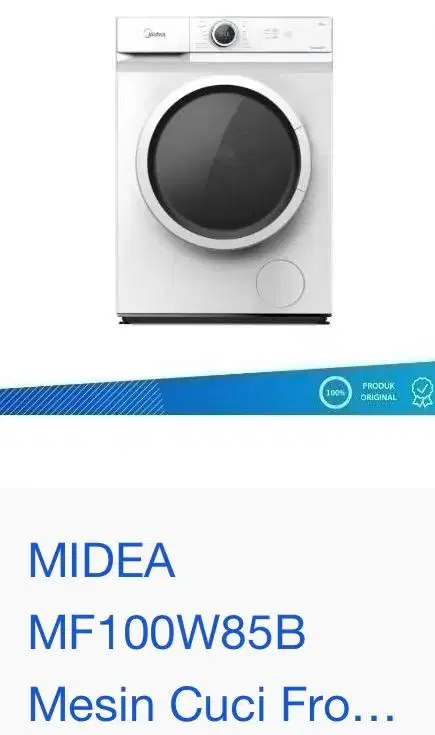 Mesin Cuci front loading Midea