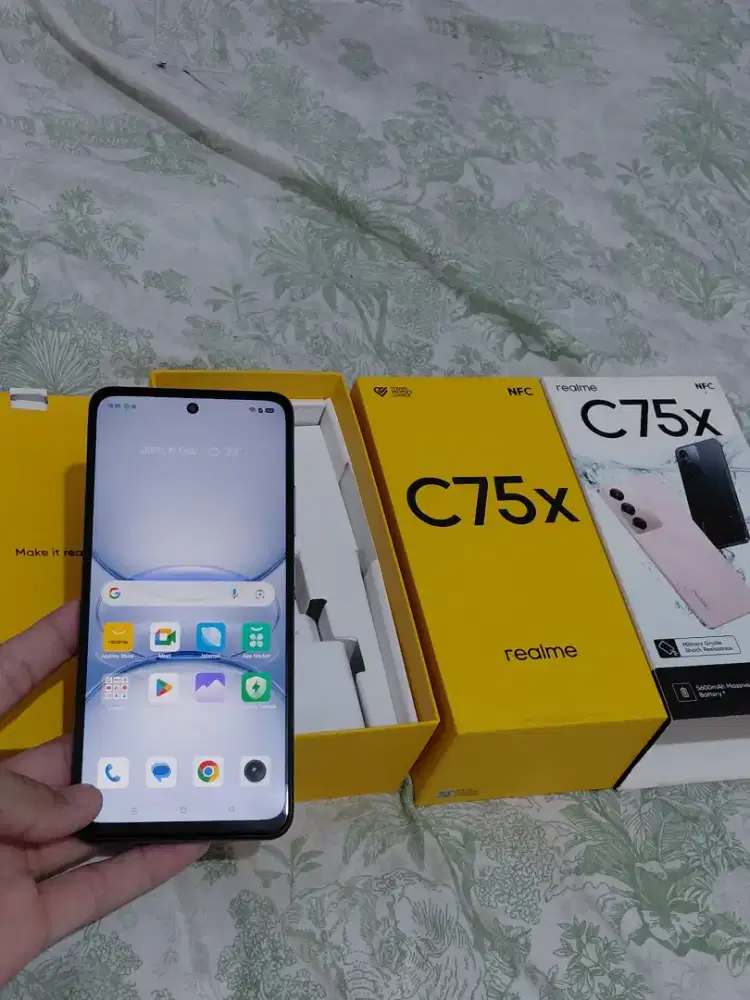 Realme c75x 8+8/128 Fullset ori
