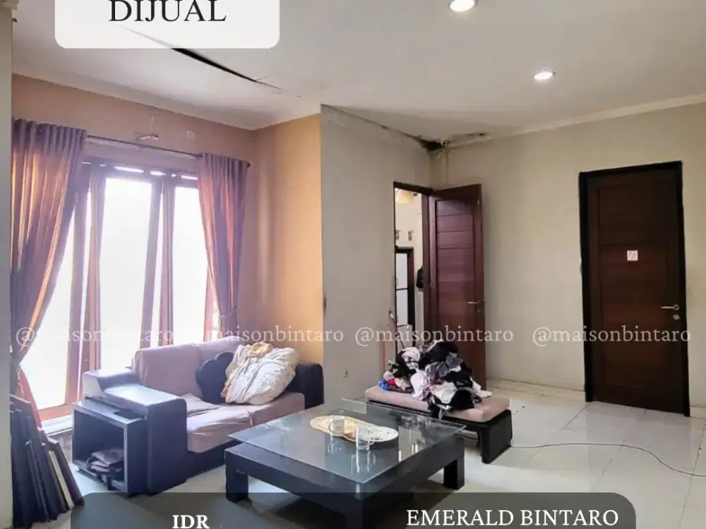 SIAP HUNI & JARANG ADA! Rumah Luas 2 Lantai di Emerald Bintaro — Bangunan Besar, Cocok untuk Keluarga Besar (SP 0126)