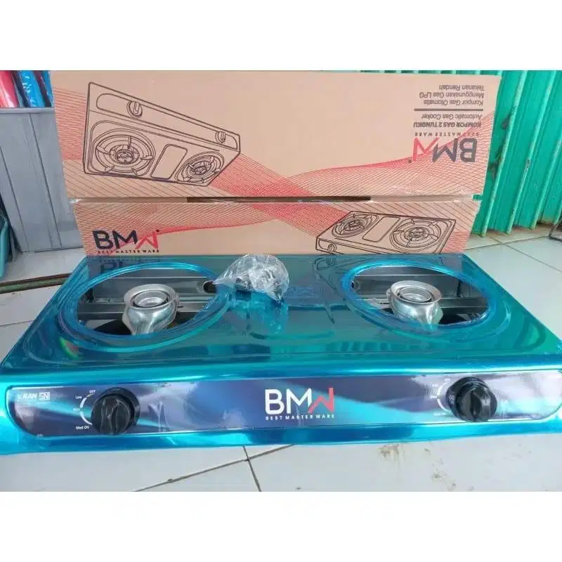 Ready Stock Kompor Gas 2 tungku merek BMW