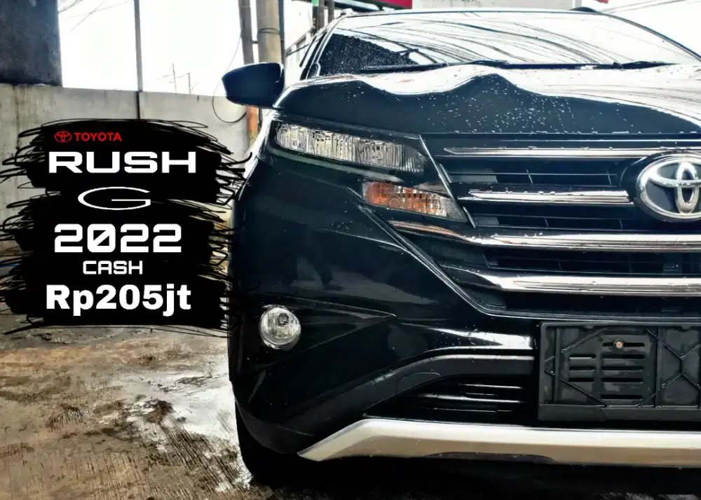 [Cash Rp205jt] Toyota Rush G 2022 AT TERMURAH ! Kondisi Istimewa