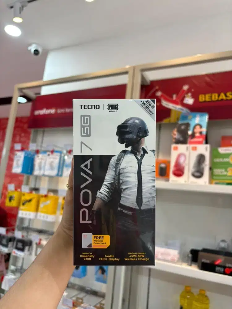 Tecno Pova 7 5G 8/256 Baru bisa cicilan