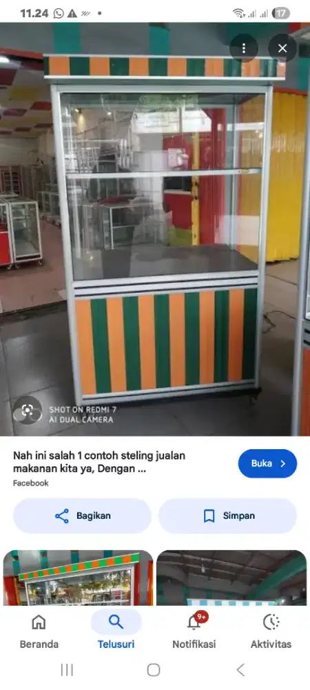 Jaga lapak di warkop