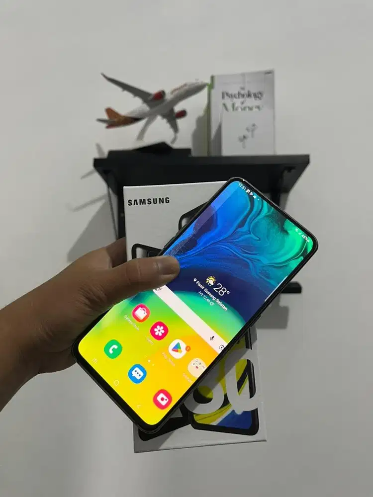 Samsung Galaxy A80 Ex resmi sein 8/128 gb Fullset No minus