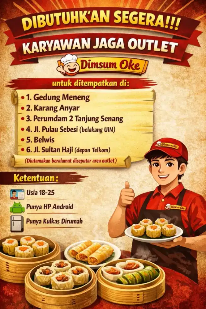 Loker outlet dimsum