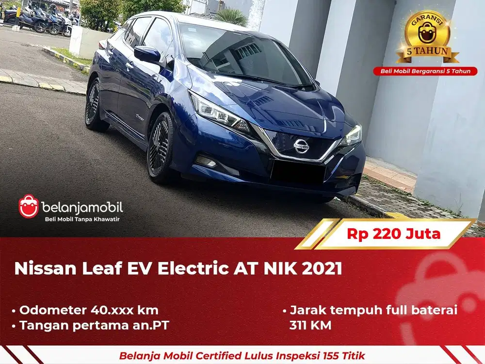 [ GARANSI 5TH ] Nissan Leaf EV Electric AT 2021/2022