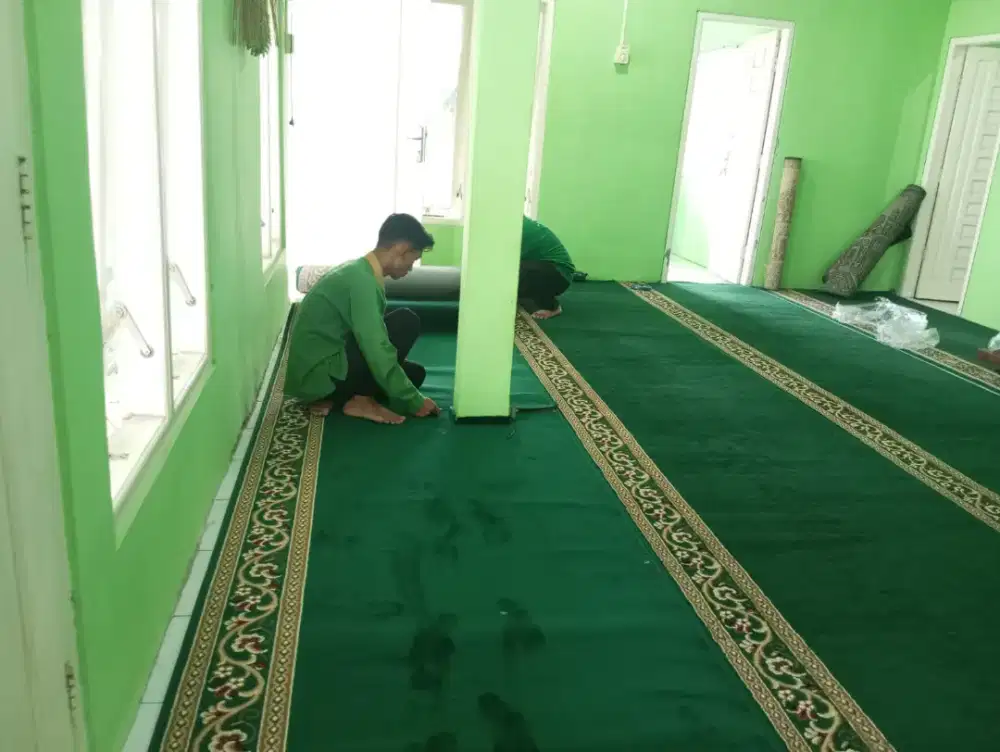 Tersedia Karpet sajadah Masjid import pembelian menyesuaikan kebutuhan