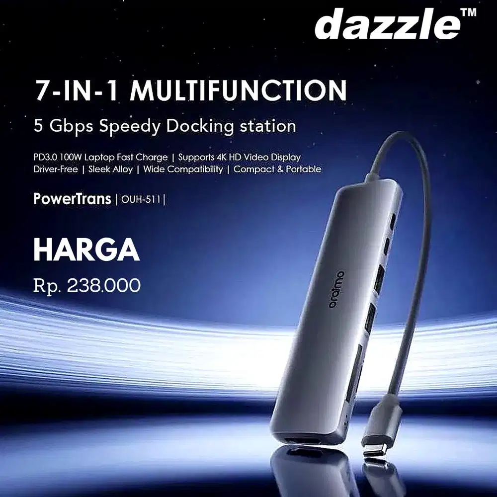 USB HUB Oraimo OUH 511 7 in 1