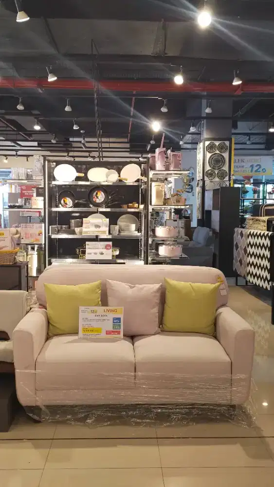 Eva sofa 2 seater pink