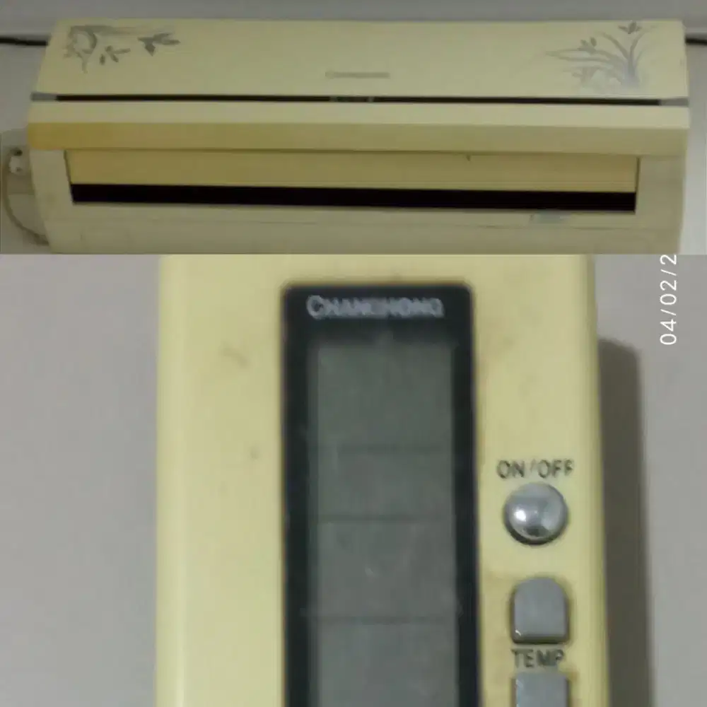 Jual AC Chanhong 1/2 pk,plus remote,