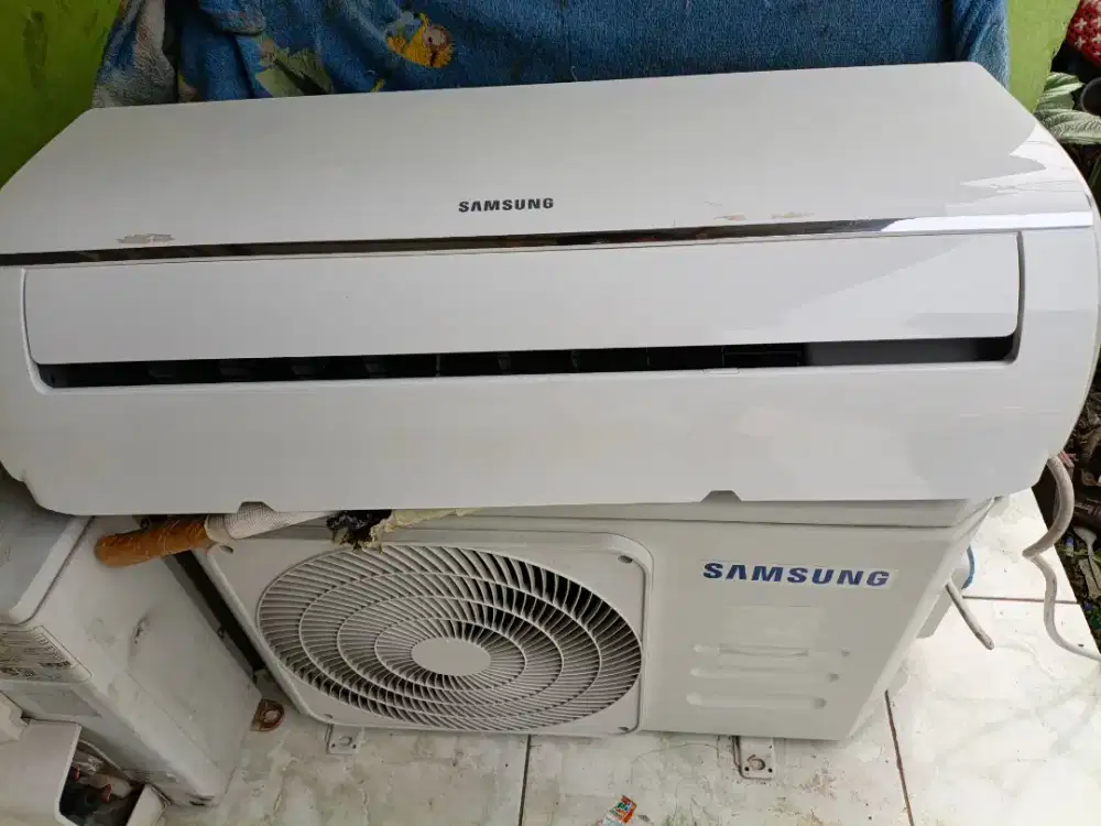 AC Samsung 1/2 PK R32 lowwat,sama pasang