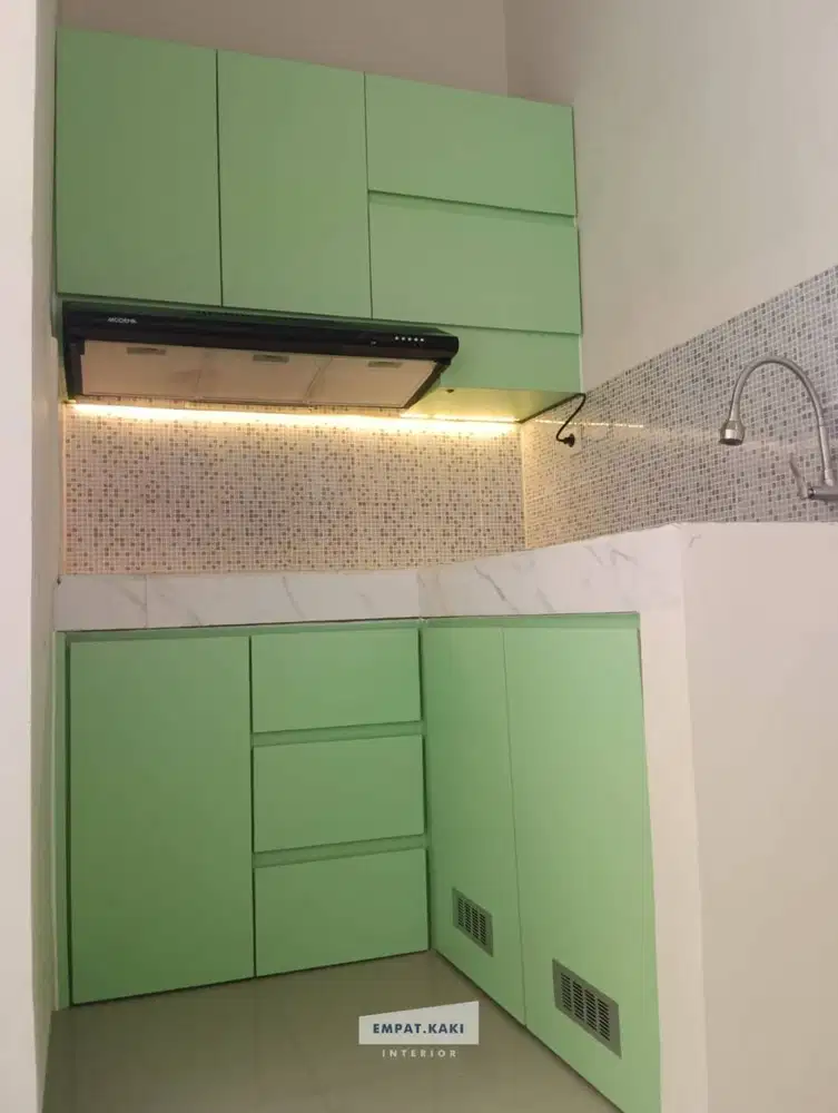 Kitchen Set Green Pastel Simple Minimalist | Custom