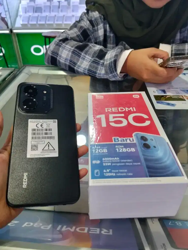 READY REDMI 15C 6/128 GB DAN 8/256 GB