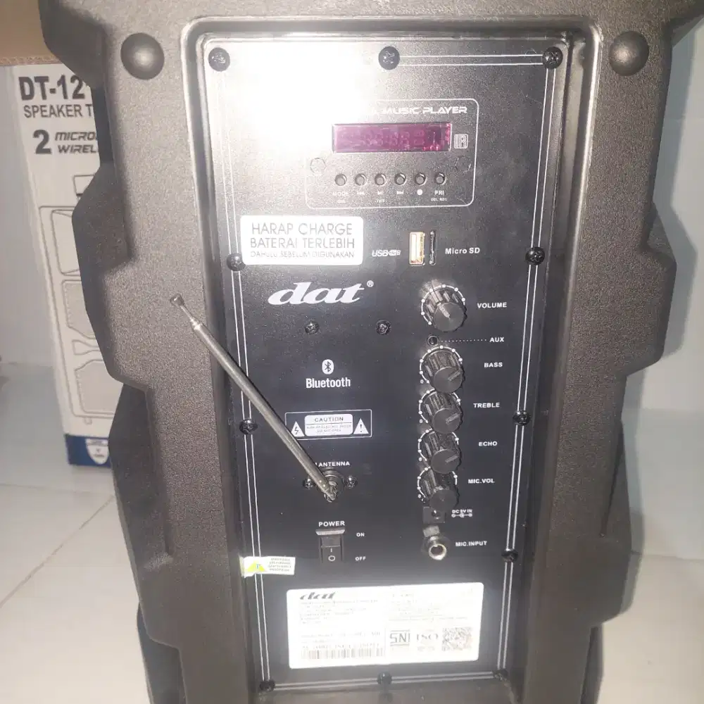 Speaker DAT 12inc 2Mic Like new