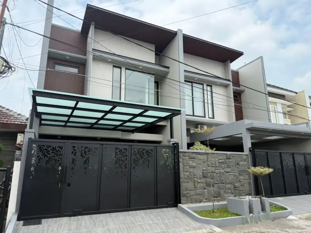 Rumah Baru Estetik Manyar Kertoadi Surabaya LT 150m2