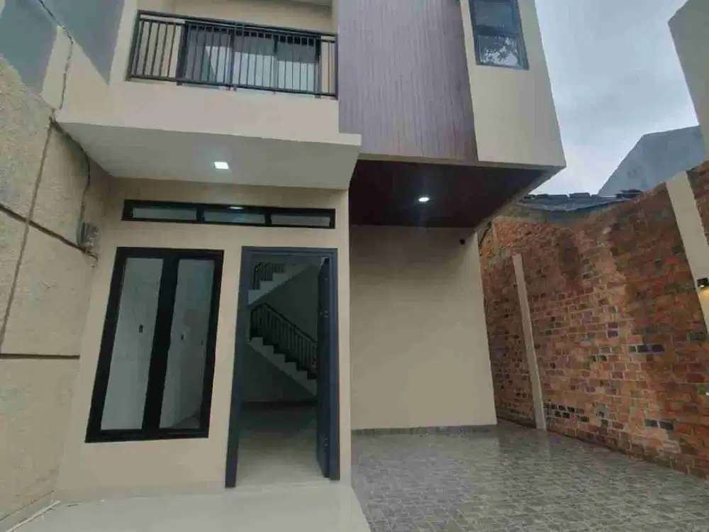 rumah baru 2 lantai di villa indah permai bekasi utara