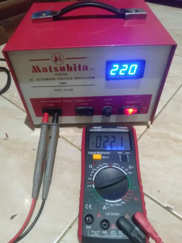 Stavol stabilizer listrik matsushita 1500w