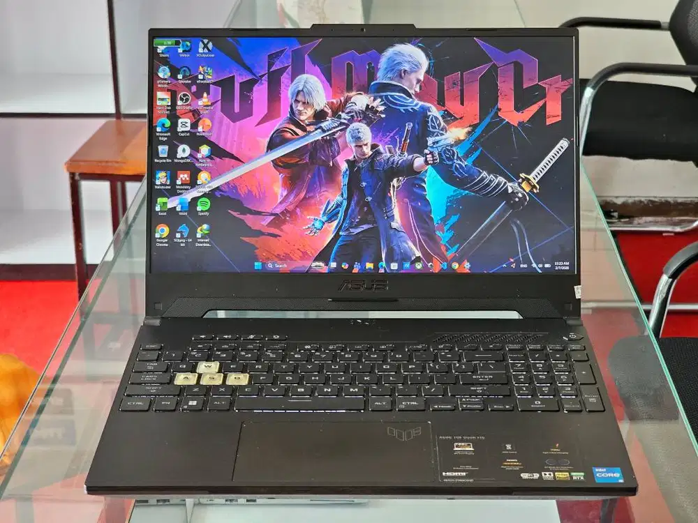 ASUS TUF Dash F15 FX517ZC intel Gen 12 Ram DDR 5 Kencang Nvidia RTX