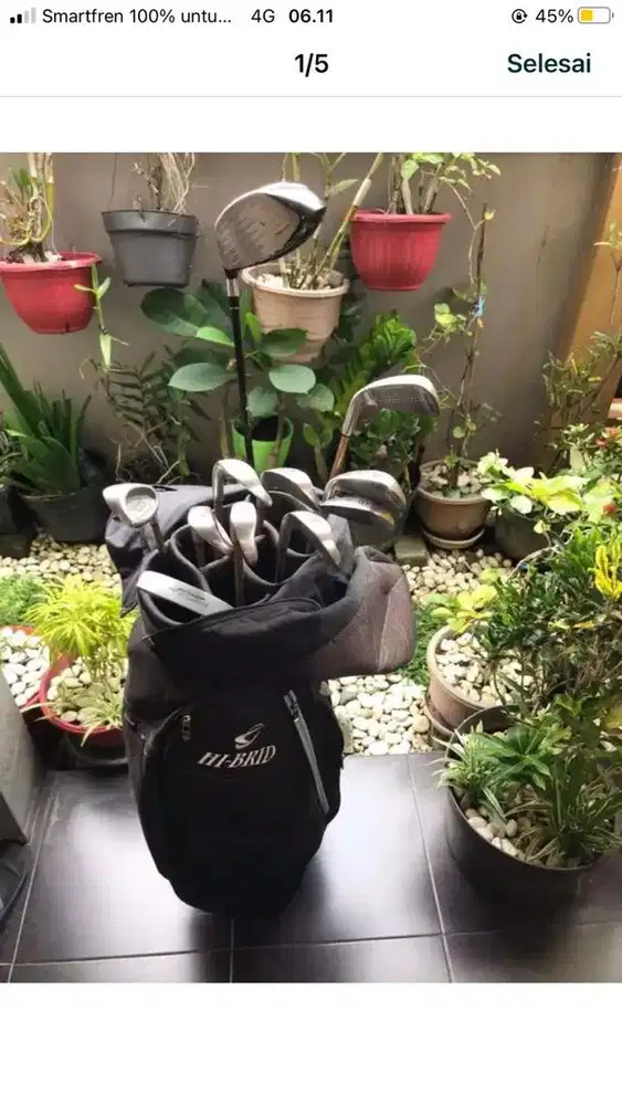 BRB ALL 50 JUTA 1 SET STIK GOLF 1 GRAND SLAM CALLAWAY AC TV FURNIS DLL