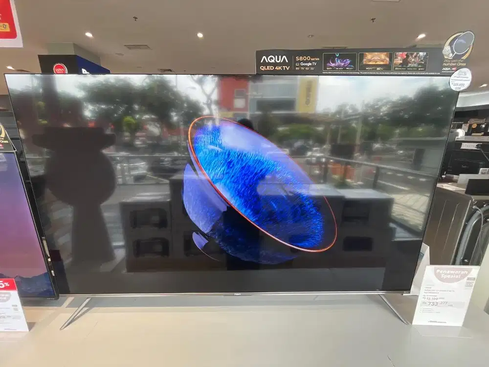 TV AQUA (sanyo) Led Google 4K 75 inch (bisa cicilan 0%)