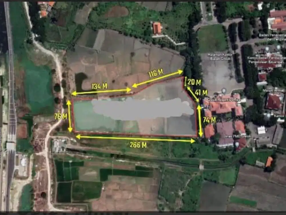 Dijual Tanah di Gresik  Depan Tol Kebomas Kawasan Industri Strategis