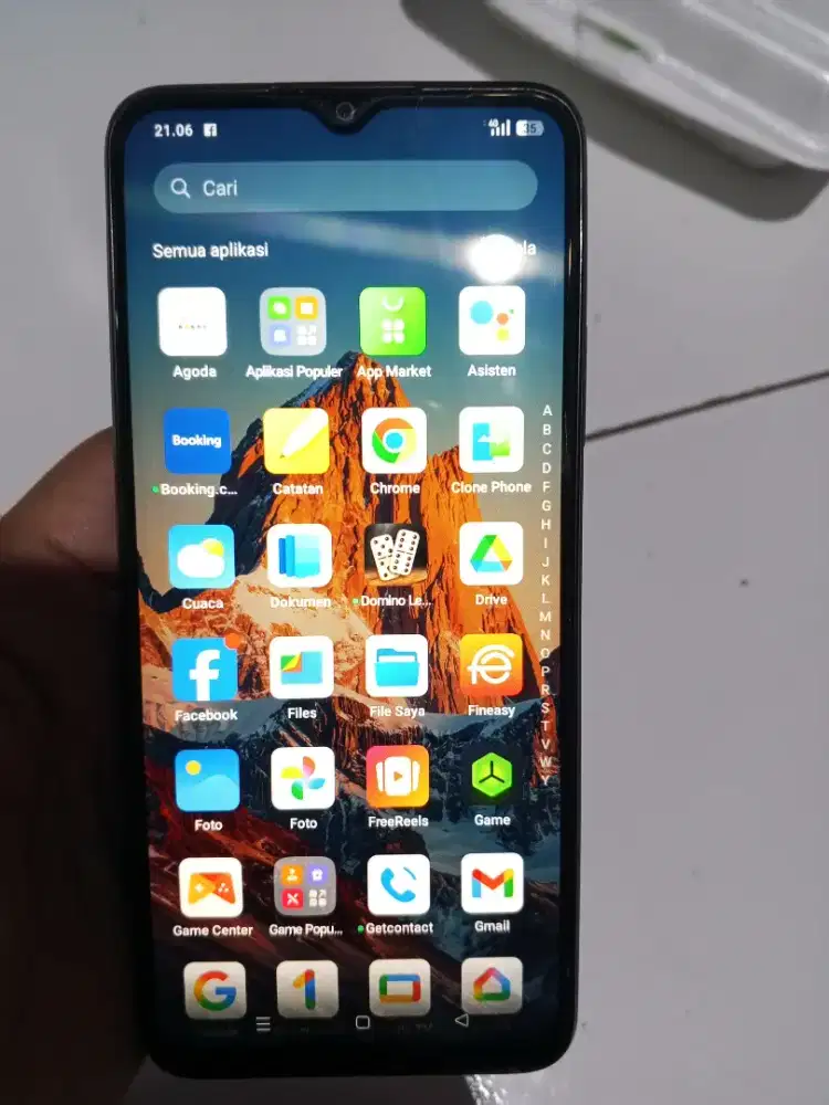 Hp Oppo a18 jual ada ganti
