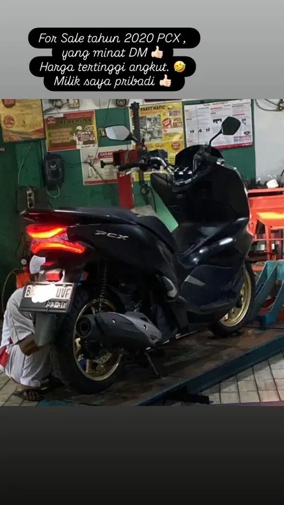 HONDA PCX 2020 HITAM