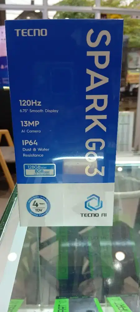 Tecno spark go 3 ram 4gb Rom 128gb