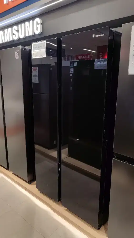 HISENSE KULKAS BESAR SIDE BY SIDE PROMO CLEARANCE