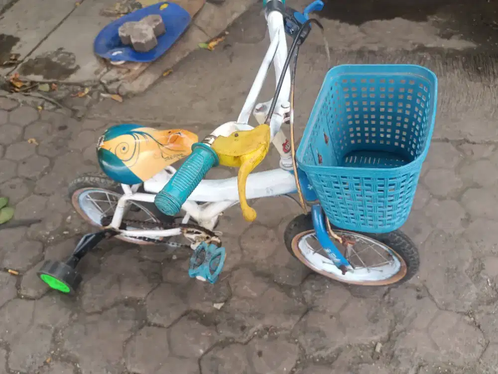 Sepeda anak uk12 rem pakem ban tebal semua
