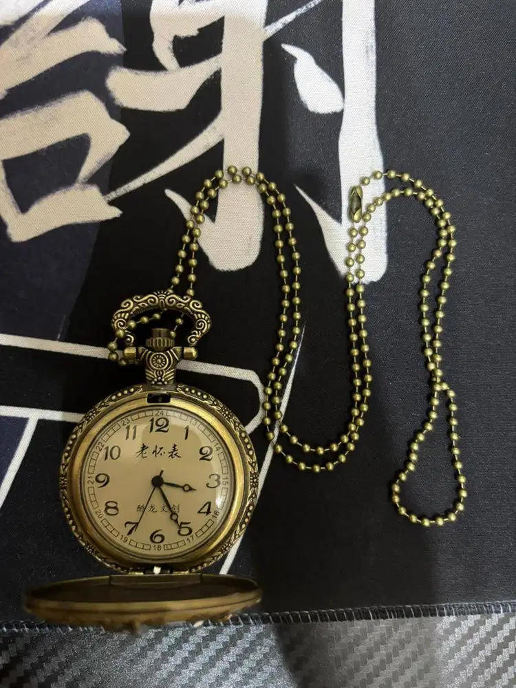 Jam Saku Arloji Pocket Watch Shanghai Klasik Vintage Analog Vintage
