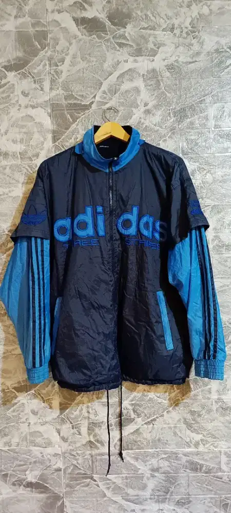 Jaket Adidas vintage windbreaker