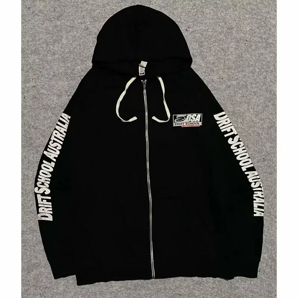 Jacket Zip Hoodie DSA ( Drift School Australia) Original Like New .
