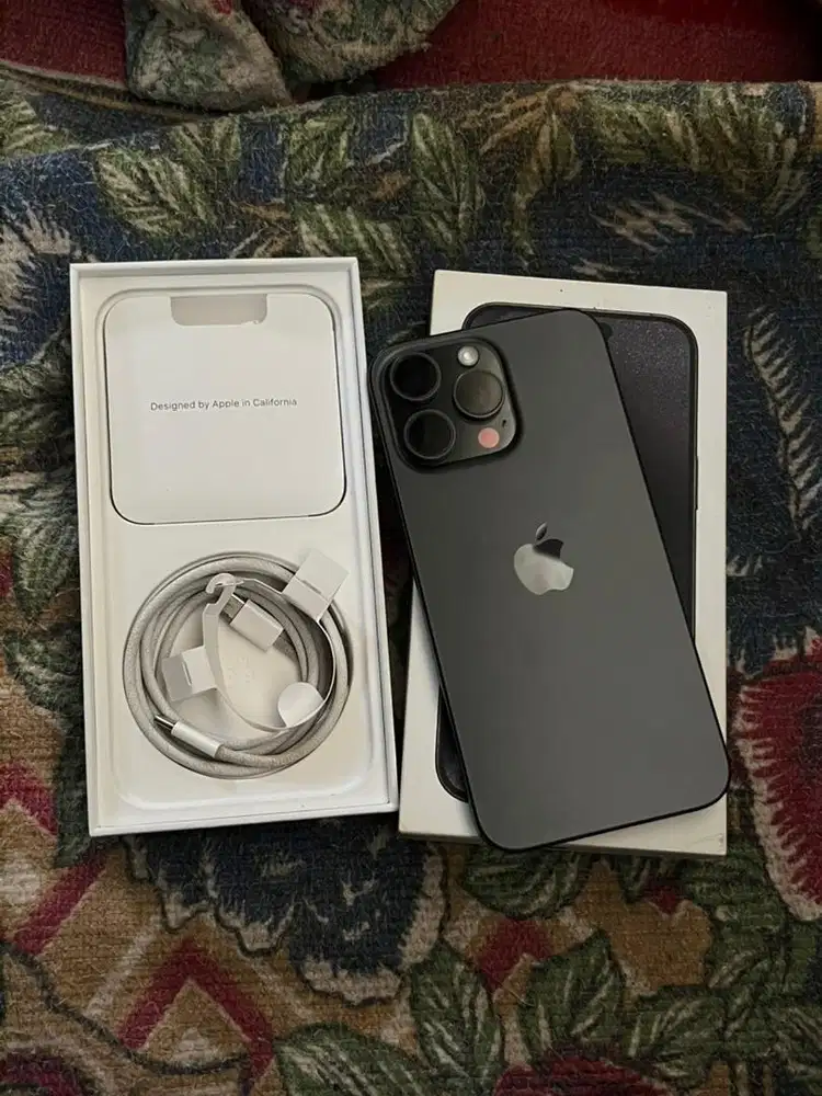 Iphone 15 pro max 512gb iBox black fullset original no minus