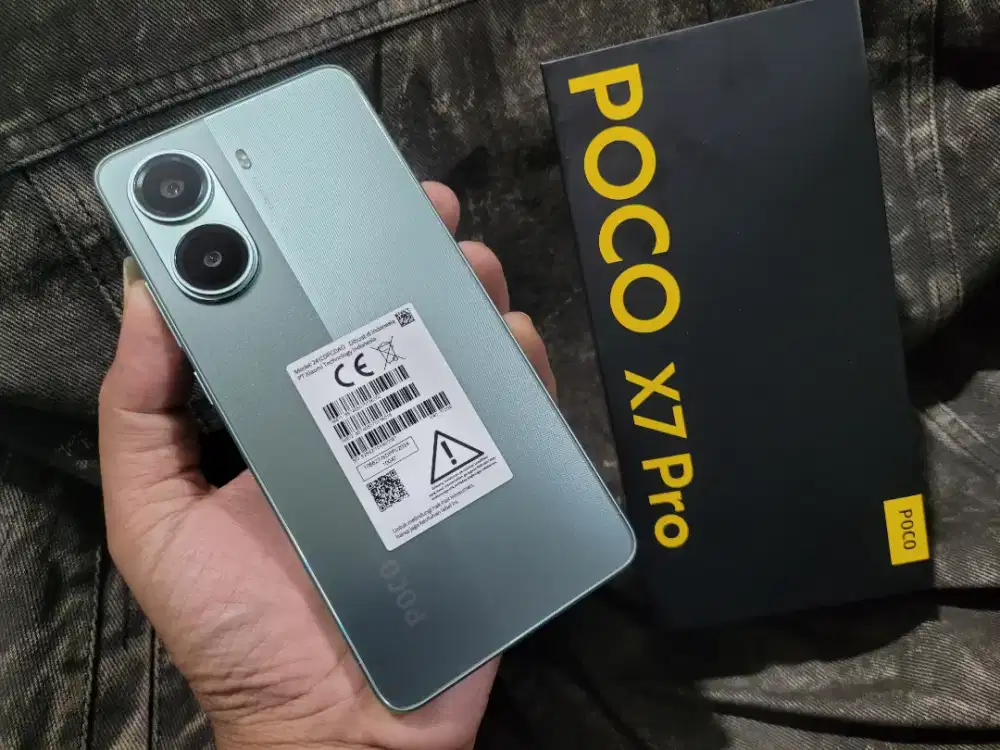 Poco X7 pro ram 12/512gb mulus terawat fullset original