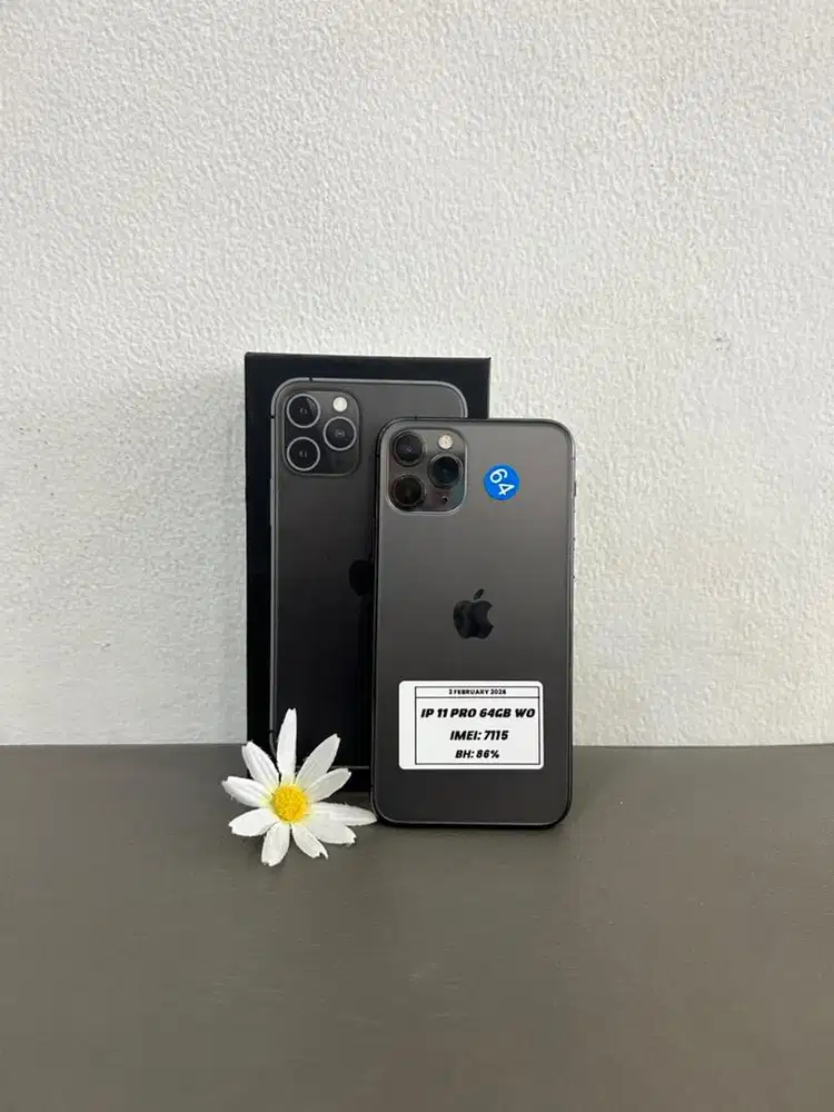 iPhone 11 PRO 64GB FULLSET,BERGARANSI,MENERIMA KREDIT DAN TUKAR TAMBAH