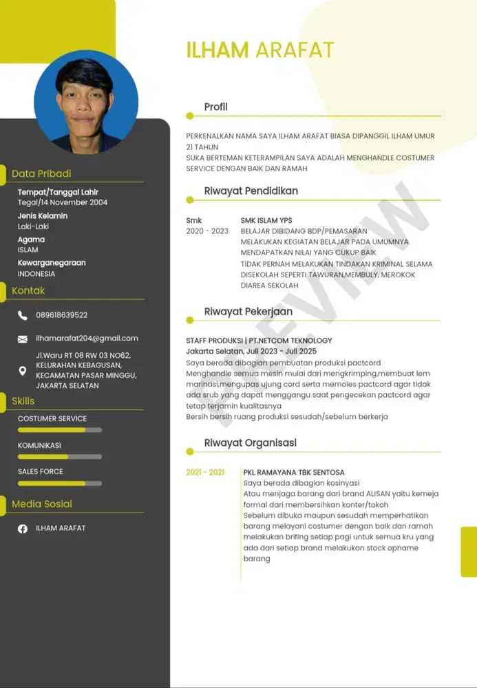 Cari lowongan pekerjaan apa saja